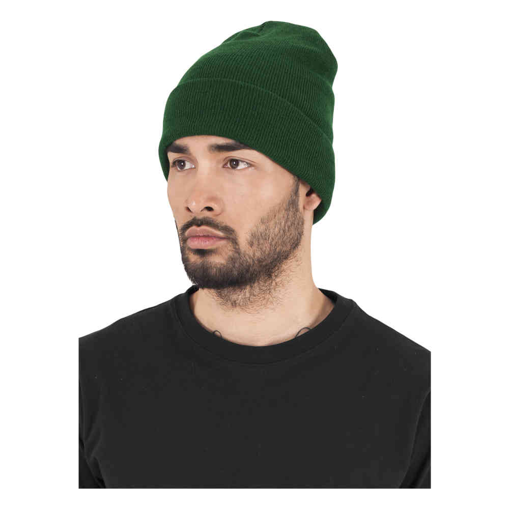 Flexfit - Heavyweight Long Beanie spruce one size Bonnet - Vert